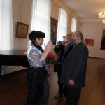 Лапшина Е.Г. с шеф-редактором интернет портала художников Пензы Гавриловым Г.А.